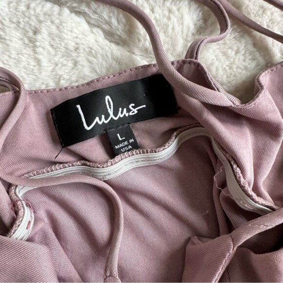 Lulu's | Shore Thing Mauve Skater Dress | Size Large - Picture 9 of 14